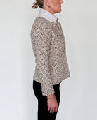 Trieste Multicolored Tweed Velvet Jacket-Clothing-Amina Rubinacci-Black Tweed-38-Mercantile Portland