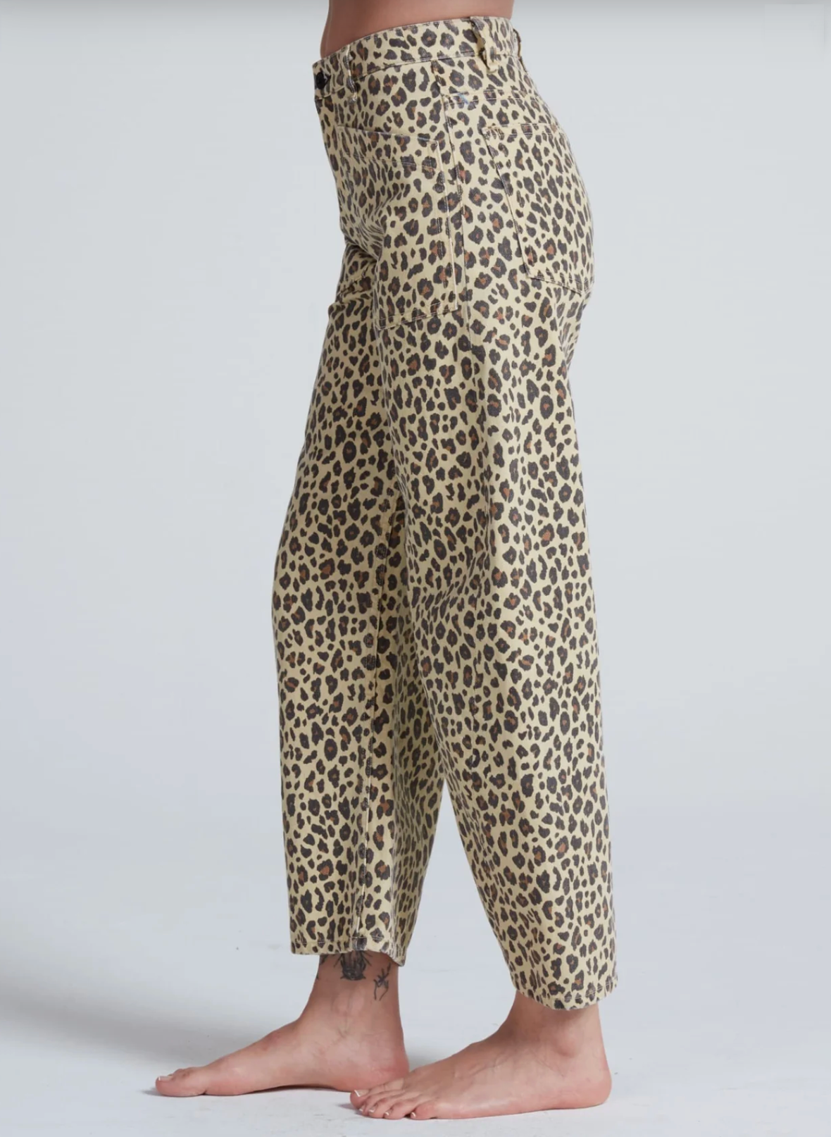 Twisted Barrel Jean in Leopard-Denim-ASKKNY-Leopard-24-Mercantile Portland