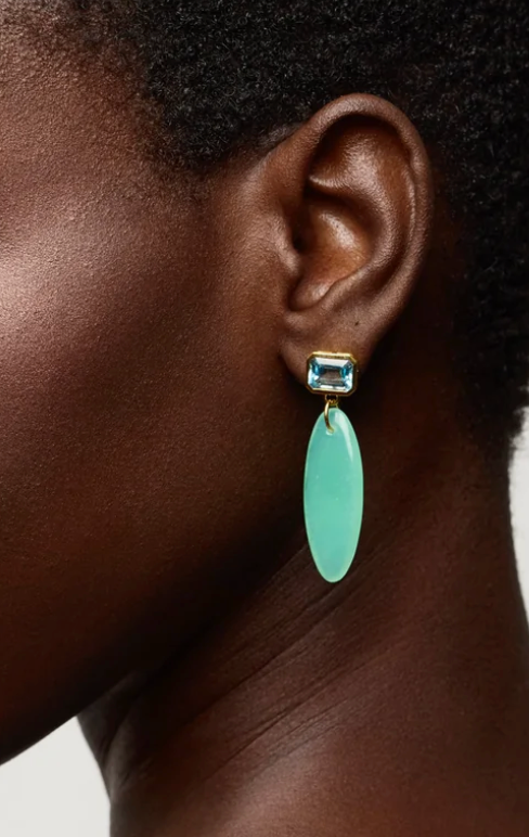 Valery Drop Earring-Jewelry-Lizzie Fortunato-Green-OS-Mercantile Portland