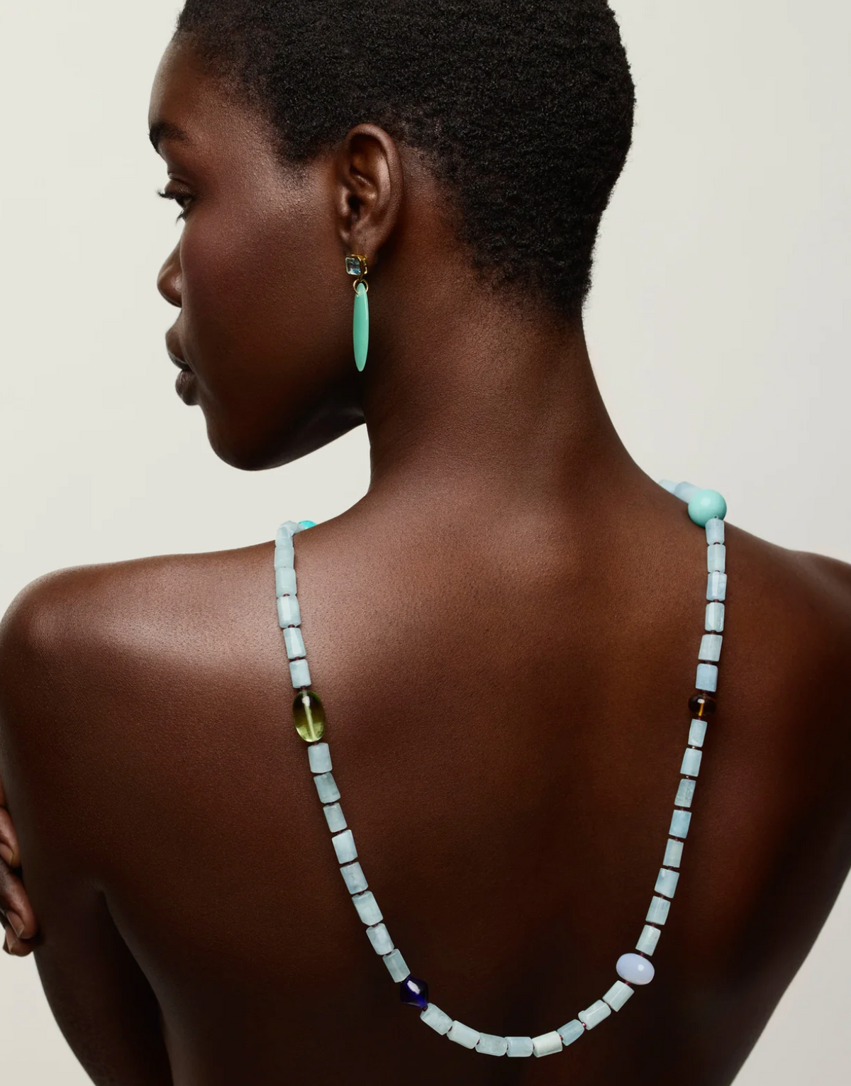 Valery Drop Earring-Jewelry-Lizzie Fortunato-Green-OS-Mercantile Portland