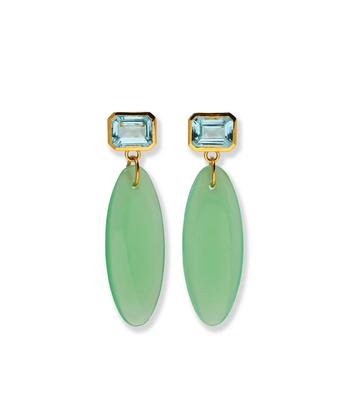 Valery Drop Earring-Jewelry-Lizzie Fortunato-Green-OS-Mercantile Portland