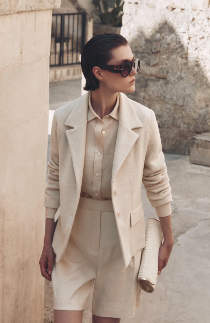 Vanessa Jacket-Jackets-Amina Rubinacci-Sesame-40-Mercantile Portland