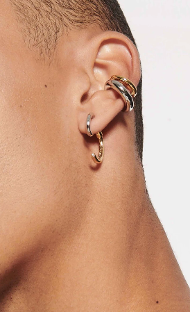 Vida Ear-Cuff-Jewelry-Demarson-Two Tone-OS-Mercantile Portland