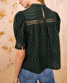 Virginia Blouse in Cypress-Tops-Ulla Johnson-Cypress-2-Mercantile Portland