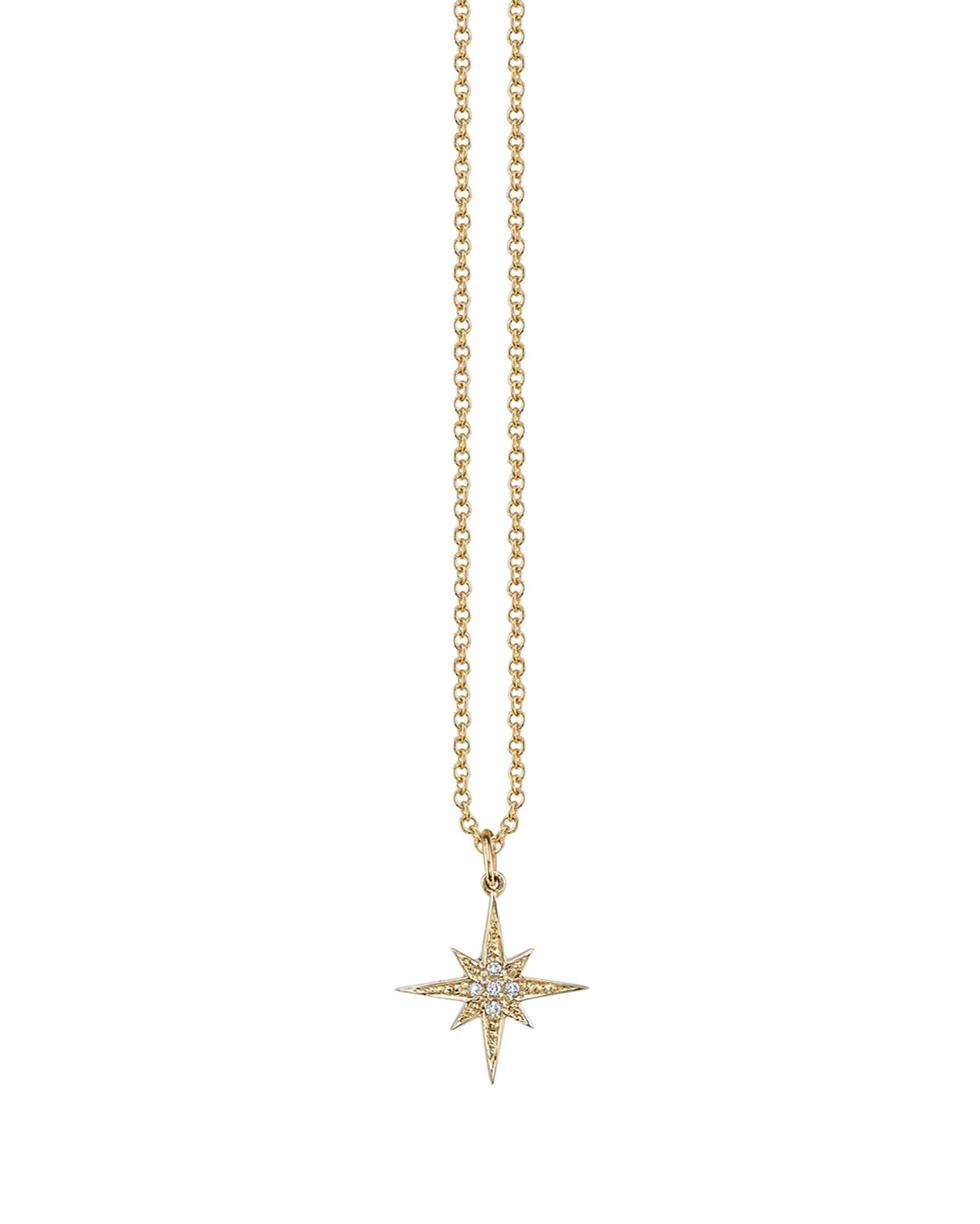 Crystal Pave Stars Necklace – Itosca- All Rights Reserved