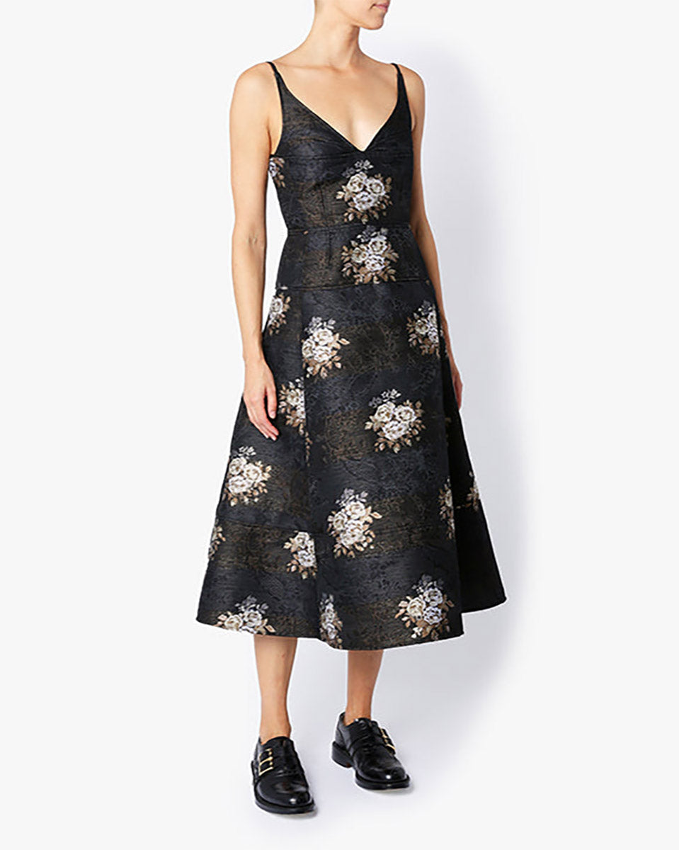 Erdem Doris Dress Rose Jacquard at Mercantile – Mercantile Portland