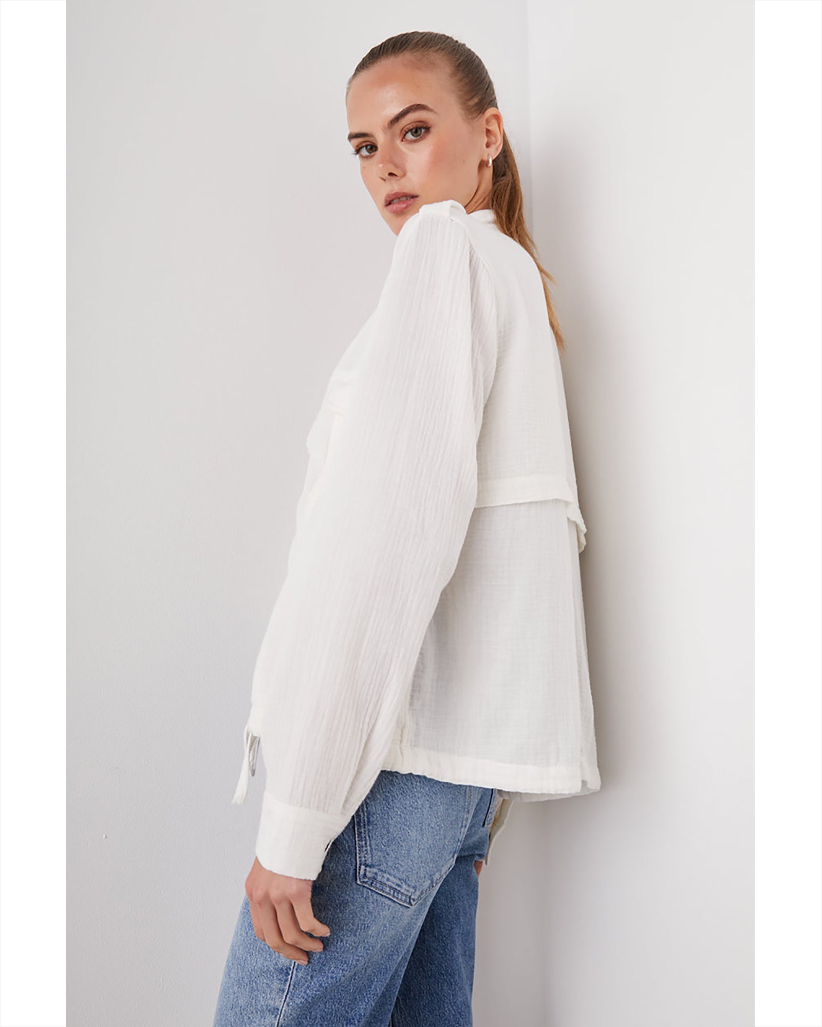 Collins Jacket-Outerwear-Rails-White-XS-Mercantile Portland