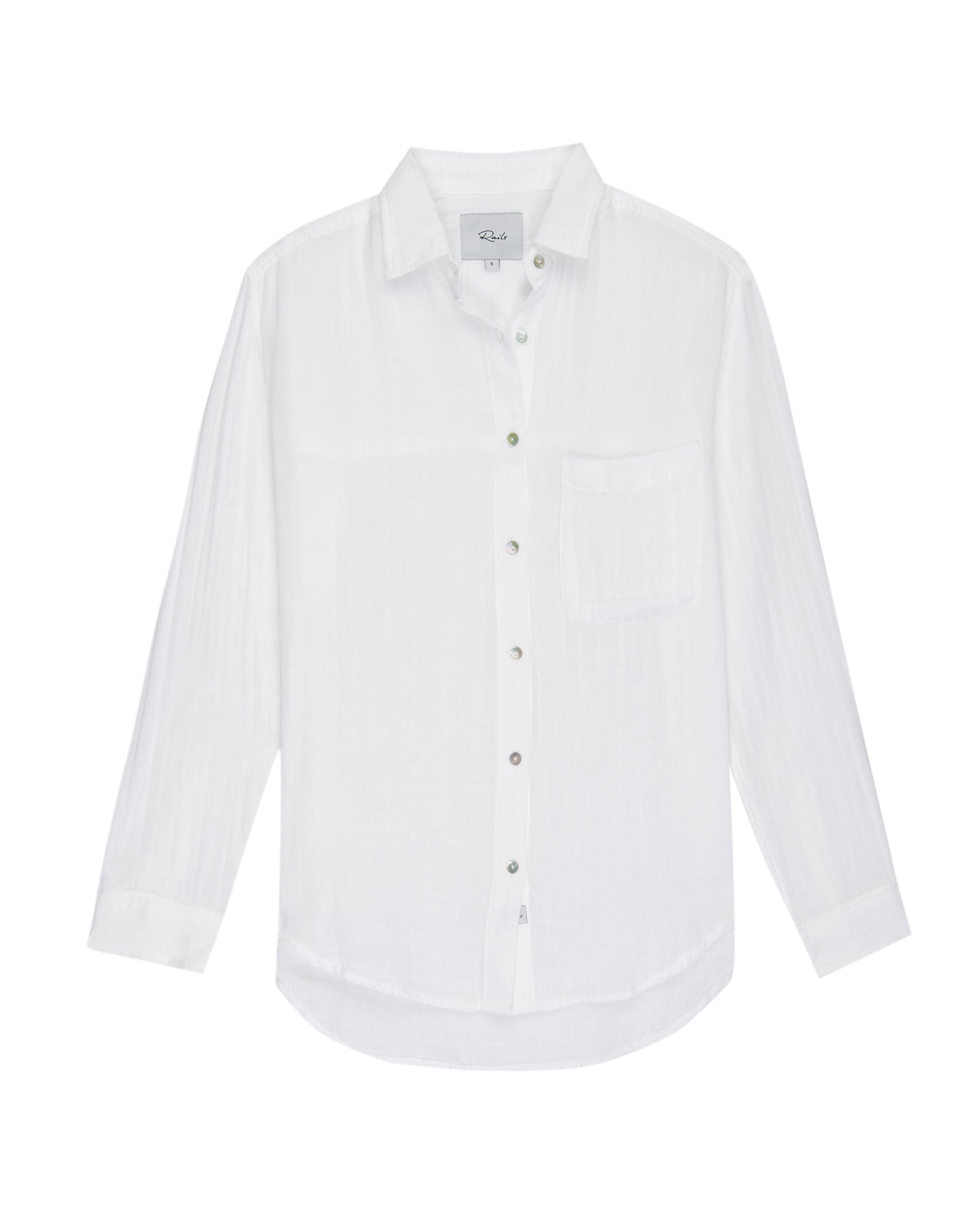 Ellis Shirt-Tops-Rails-White-XS-Mercantile Portland