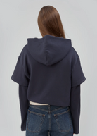 2Tee Sweatshirt in Navy-Tops-STILL HERE-Navy-XS-Mercantile Portland