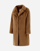 3/4 Coat in Faux Fur-Clothing-Herno-Camel-36-Mercantile Portland