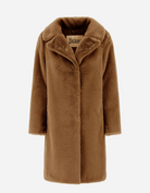 3/4 Coat in Faux Fur-Clothing-Herno-Camel-36-Mercantile Portland