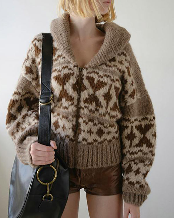Cowichon Zip Sweater-Frame-Mercantile Portland