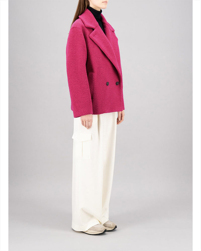 Cropped Boucle Jacket-Harris Wharf-Mercantile Portland