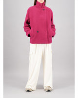 Cropped Boucle Jacket-Harris Wharf-Mercantile Portland