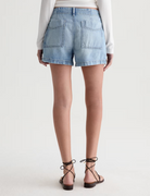 Analeigh Short AG Jeans Wine Garden at Mercantile Portland model back