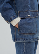 Barn Jacket Still Here Classic Blue at Mercantile Portland pocket