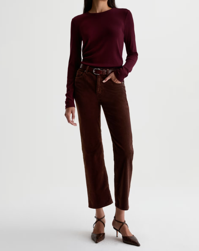 Brinley Corduroy Pant-Pants-AG-Wood Brown-26-Mercantile Portland