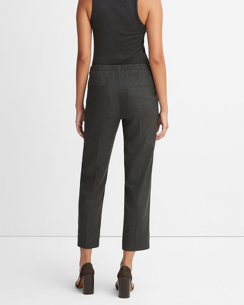 Brushed Mid-Rise Easy Pull-On Pant-Vince-Mercantile Portland