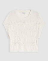 Cotton & Linen Knit Sweater Vest-Closed-Mercantile Portland