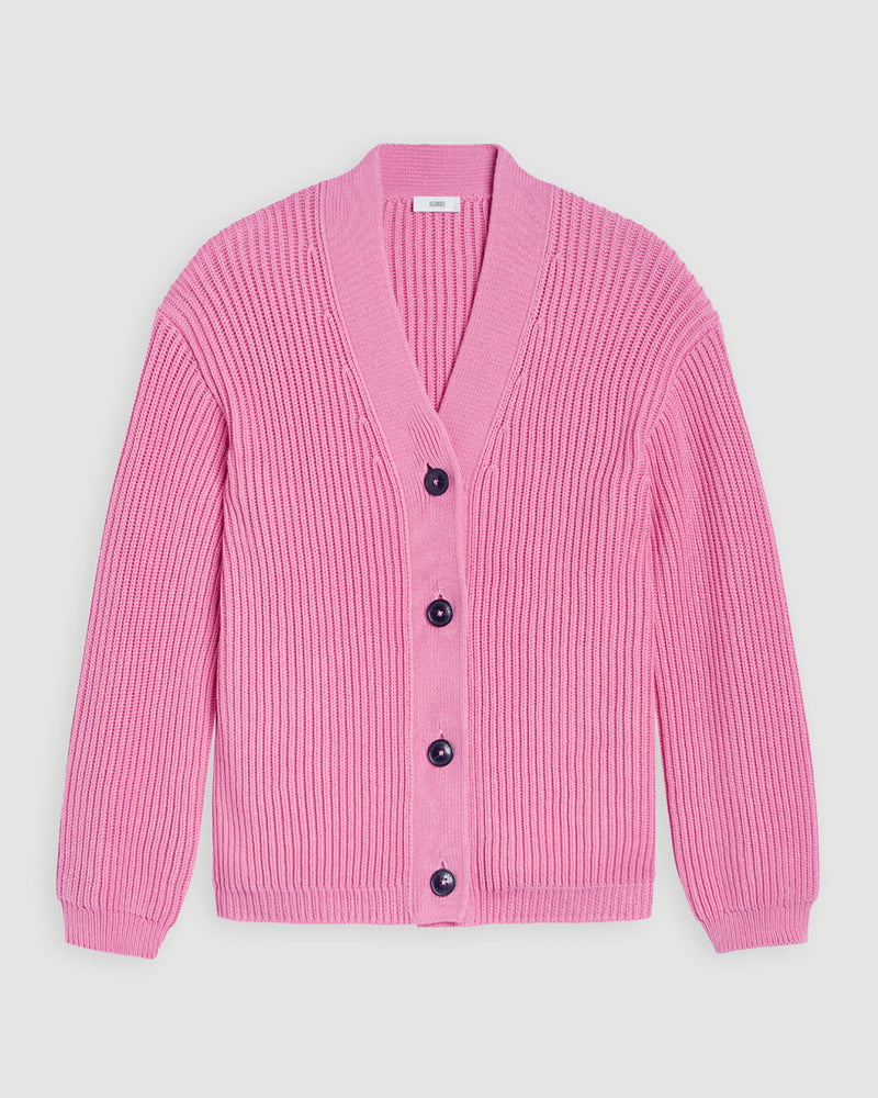 Organic Cotton V-Cardigan-Closed-Mercantile Portland
