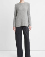 Cashmere Clean-Trim Tunic Sweater-Vince-Mercantile Portland
