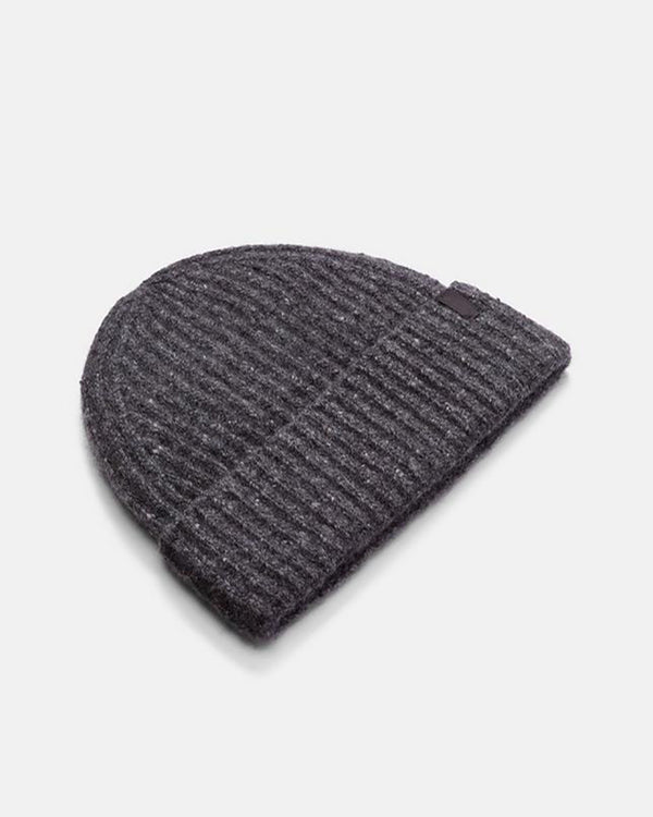 Cashmere Donegal Rib Cuffed Hat-Vince-Mercantile Portland
