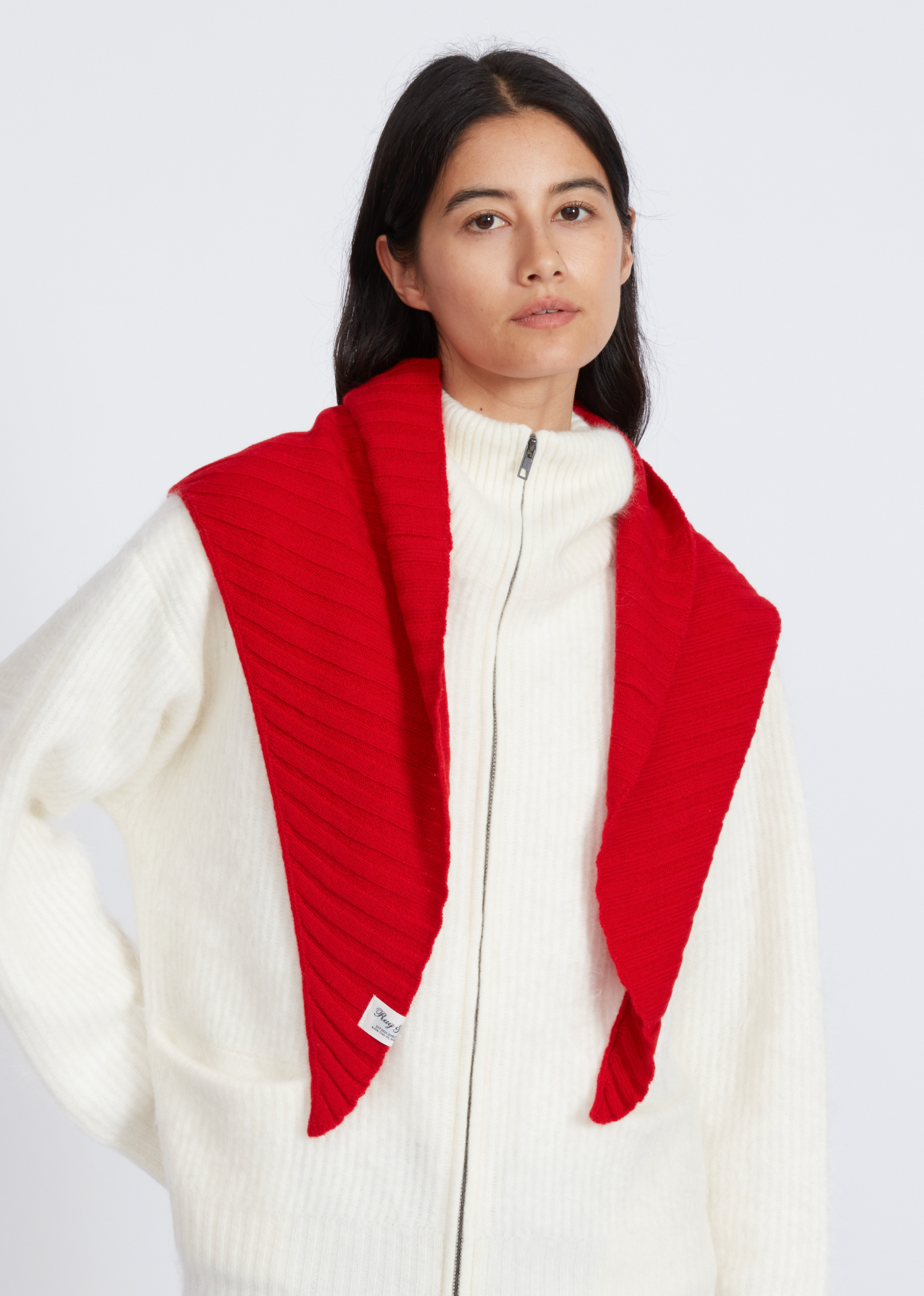 Cassidy_Cashmere_Tri_Scarf_Rag_Bone_Red_at_Mercantile_Portland model 2