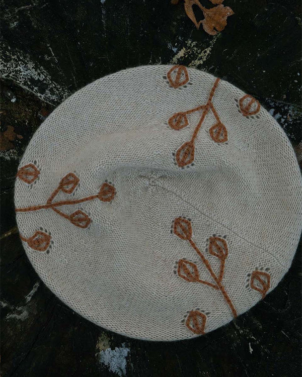 Cashmere Beret Hat-Oats & Rice-Mercantile Portland