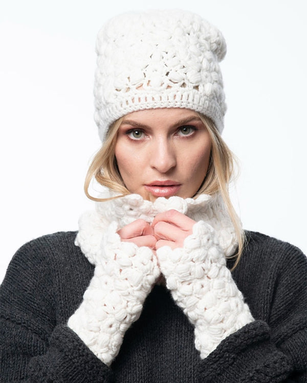 Daphne Hat in Snow White-Hania-Mercantile Portland