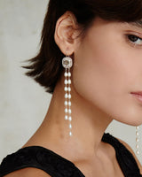 Geneva Tiered Pearl Earrings-Chan Luu-Mercantile Portland