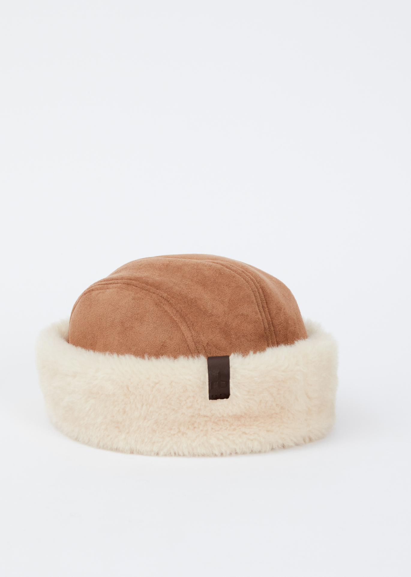 Elle Faux Shearling Cap Rag & Bone Natural Suede at Mercantile Portland