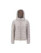 Giada Jacket Herno Grey Pearl At Mercantile Portland