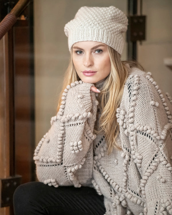 Honeycomb Crochet Hat-Hania-Mercantile Portland