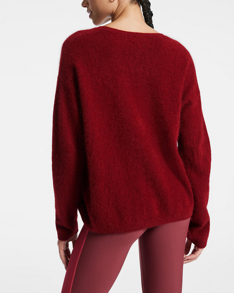 Ultra Soft Long Sleeve Crewneck Pullover Sweater-Majestic Filatures-Mercantile Portland