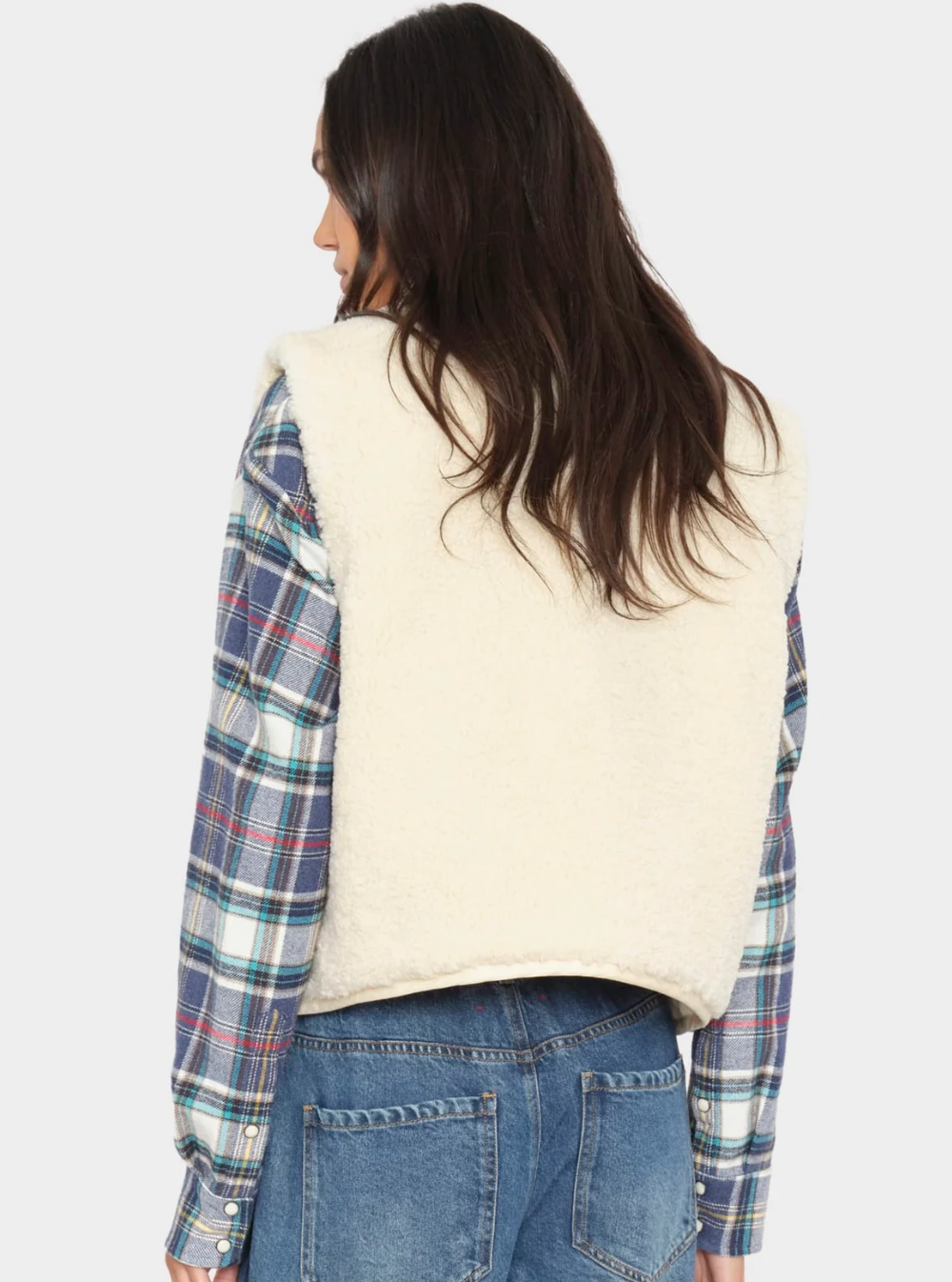 Kensi Vest Xirena Cream at Mercantile Portland back