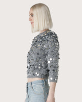 Sweater with Maxi Sequins-Seventy-Mercantile Portland