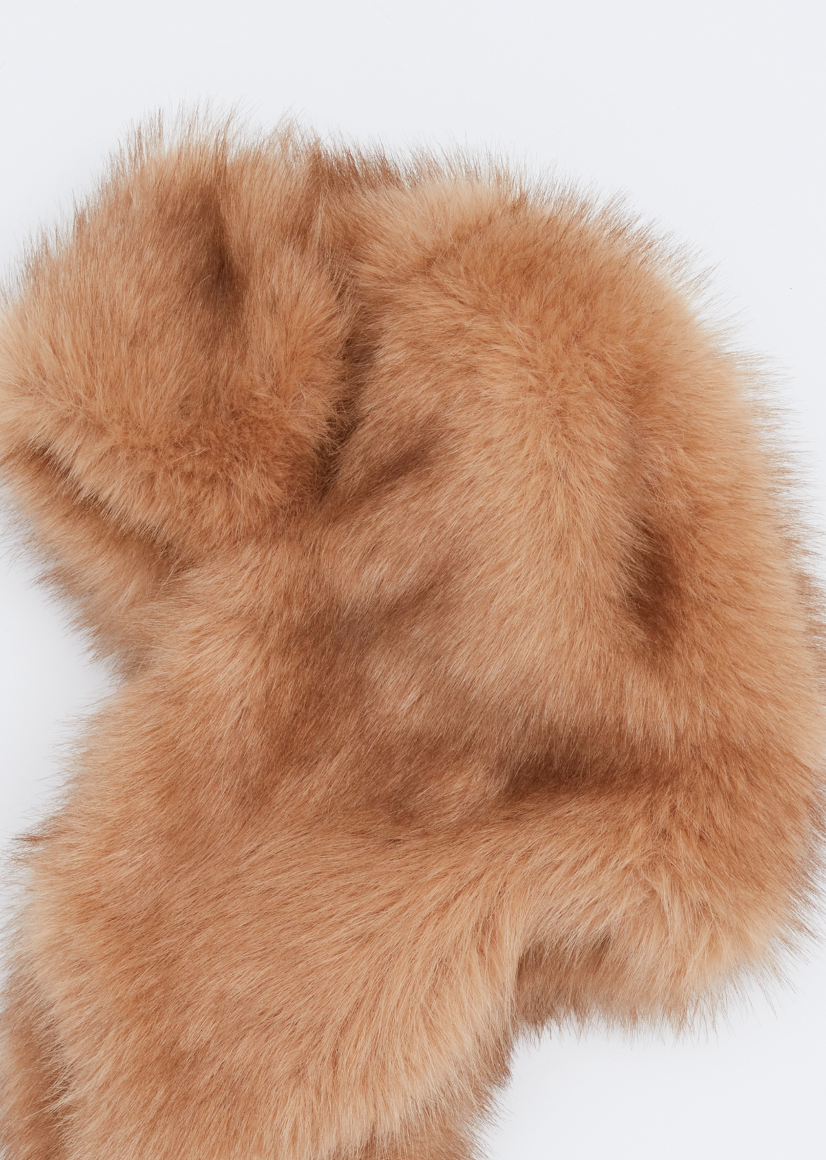 Mel faux Fur Trapper Hat Rag & Bone Caramel at Mercantile Portland close up
