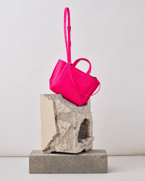 Python Micro Tote in Hot Pink-Ampersand as Apostrophe-Mercantile Portland
