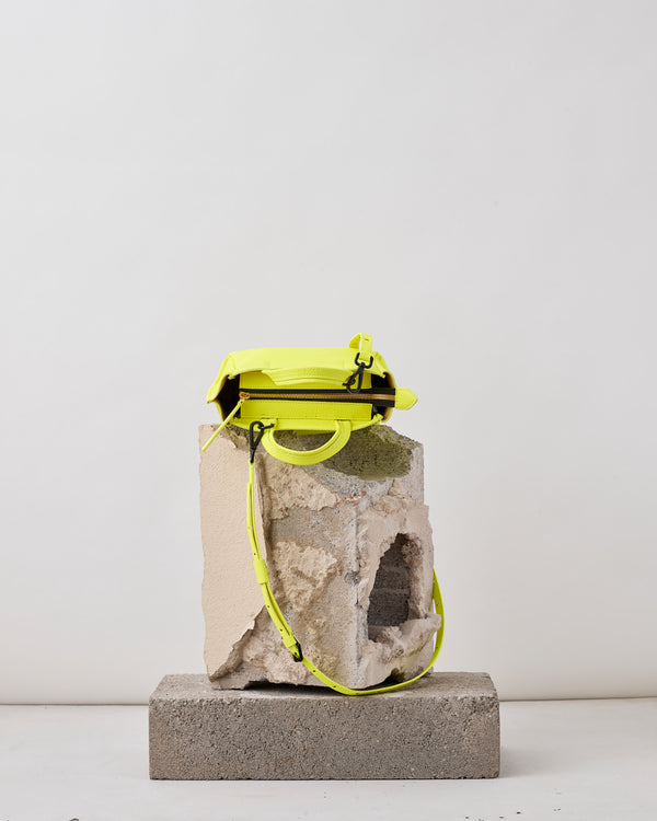 Micro Tote in Neon Yellow-Ampersand as Apostrophe-Mercantile Portland
