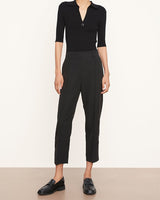 Mid-Rise Pleated Pull-On Pant-Vince-Mercantile Portland
