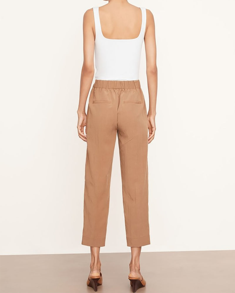 Mid-Rise Pleated Pull-On Pant-Vince-Mercantile Portland