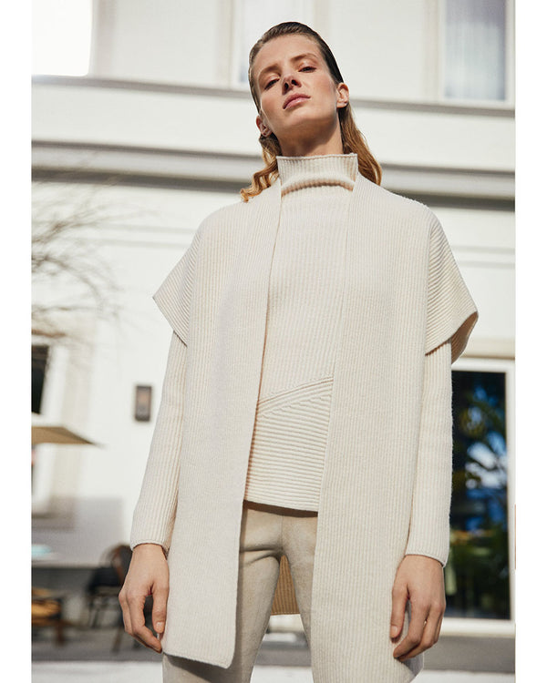 Niceno Short Sleeved Open Oversized Cardigan-Amina Rubinacci-Mercantile Portland