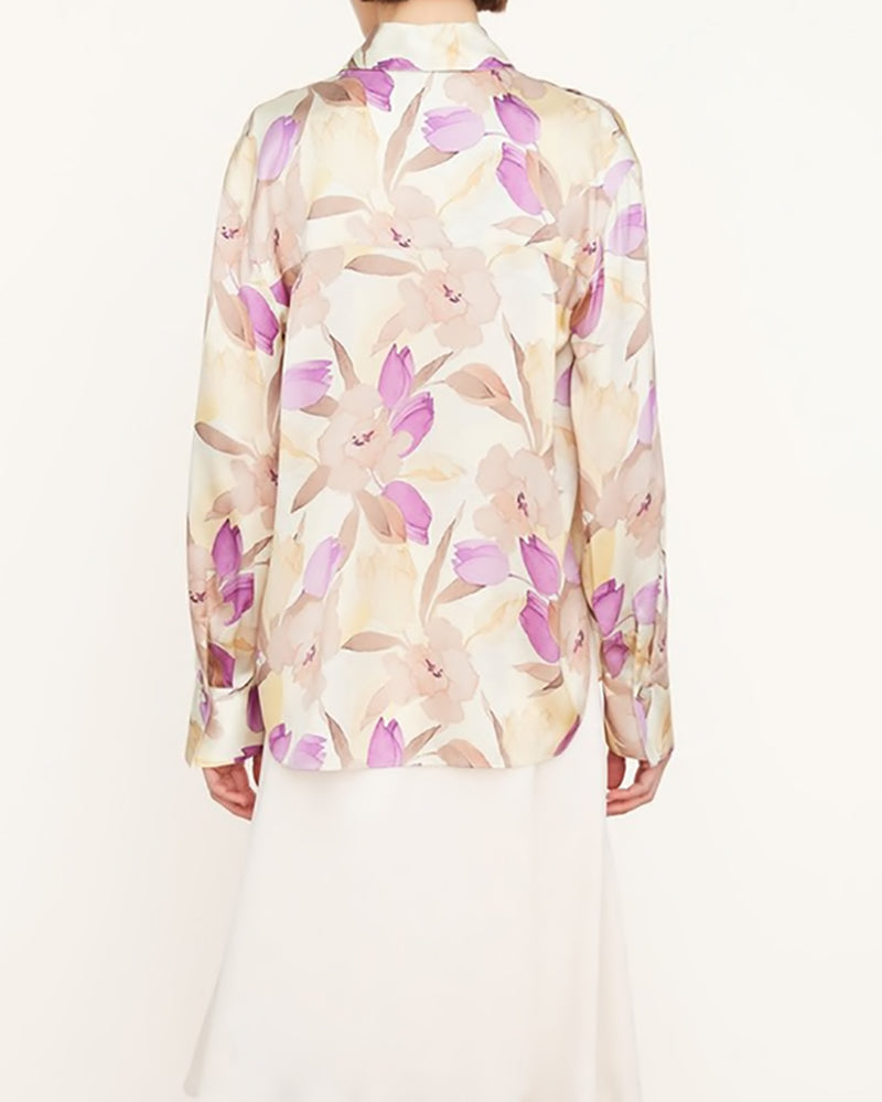 Nouveau Magnolia Silk Relaxed Shirt-Vince-Mercantile Portland