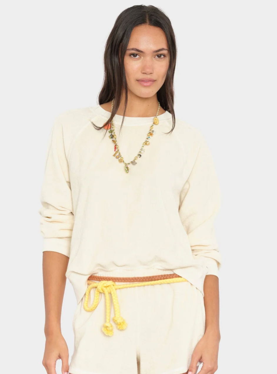Pierre Terry Sweatshirt Xirena Oysterette at Mercantile Portland