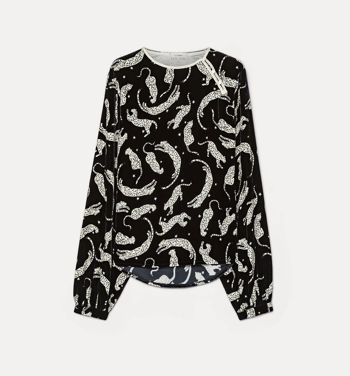 Royal Leopard Top-Tops-Forte Forte-Night-0-Mercantile Portland