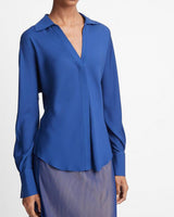 Silk Bias Dolman-Sleeve Shirt-Vince-Mercantile Portland