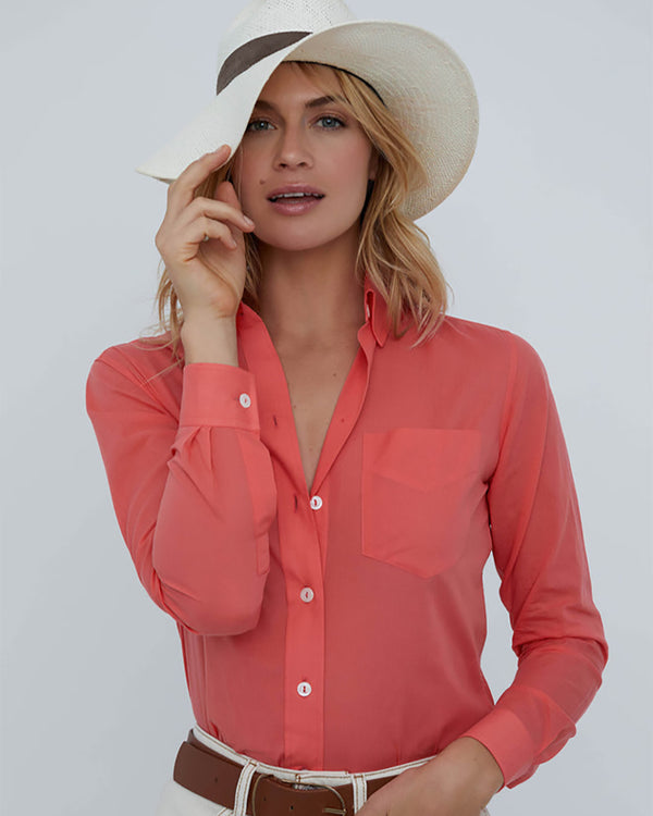 Weekend Shirt: Coral Queen-Sarah Alexandra-Mercantile Portland