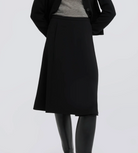 A Line Skirt-Skirts and Shorts-Aspesi-Black-36-Mercantile Portland