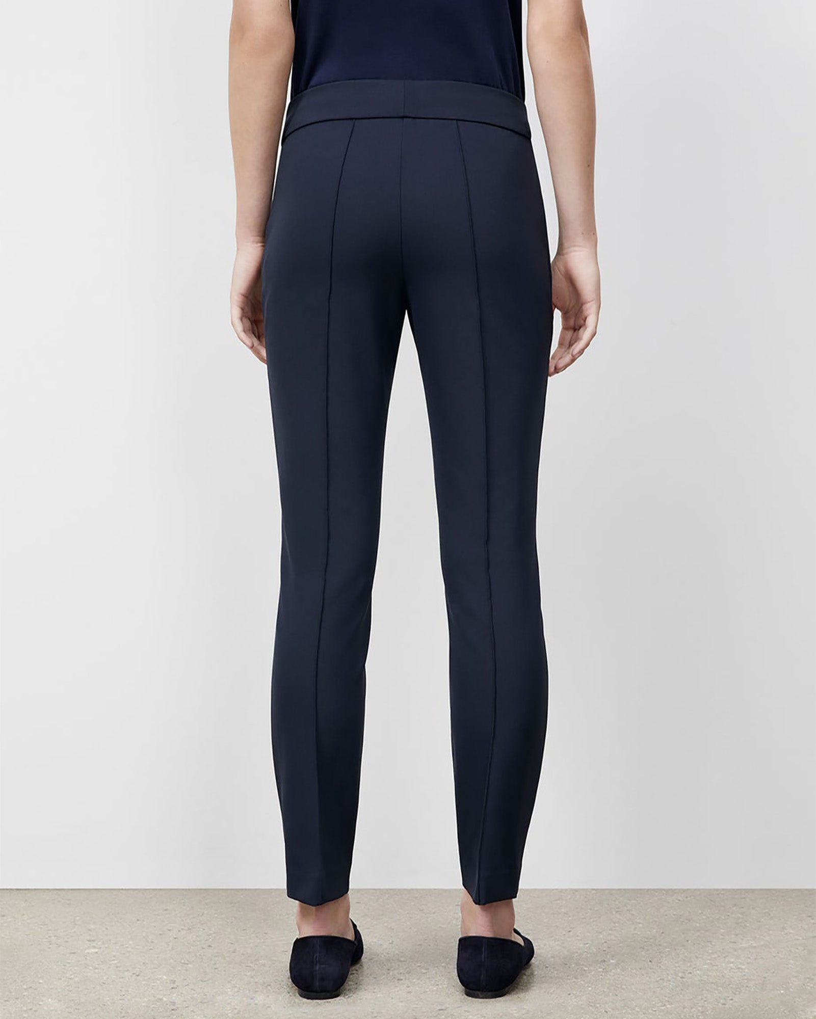 Acclaimed Stretch Gramercy Pant-Pants-Lafayette 148-Black-2-Mercantile Portland