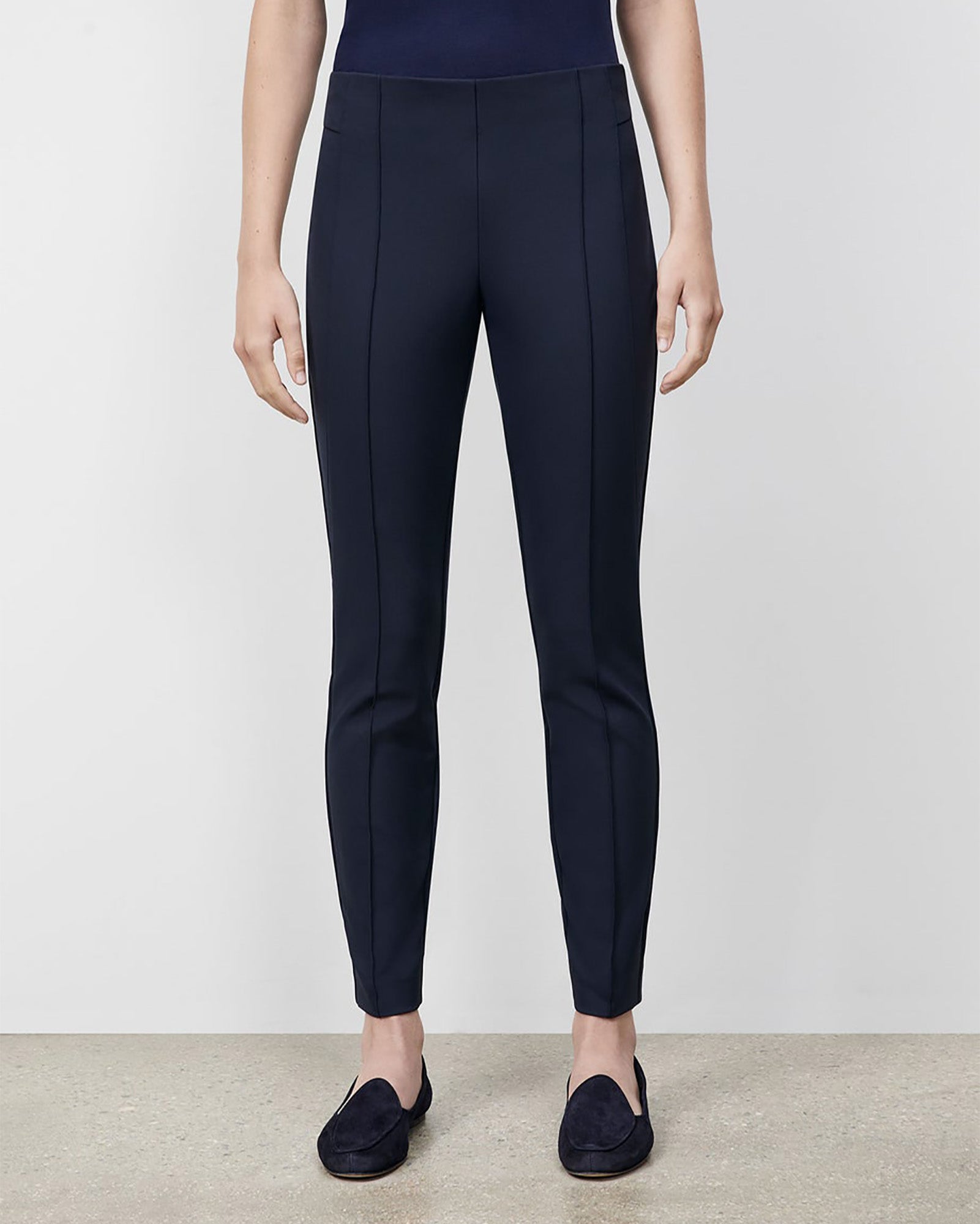 Acclaimed Stretch Gramercy Pant-Pants-Lafayette 148-Ink-2-Mercantile Portland